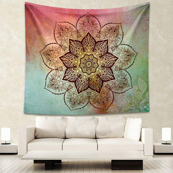 Bohemian Mandala Tapestry Wall Decor