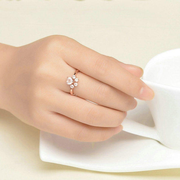 Cute Cat Paw Ring