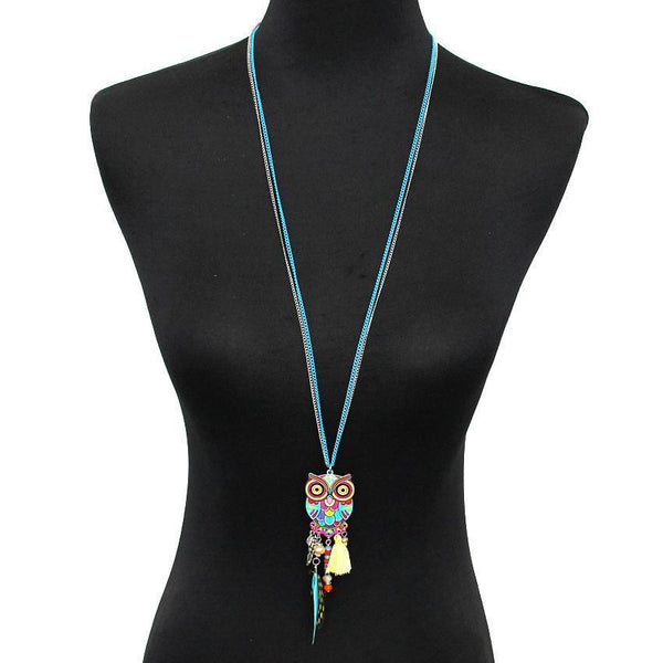 Owl Bohemian Necklace