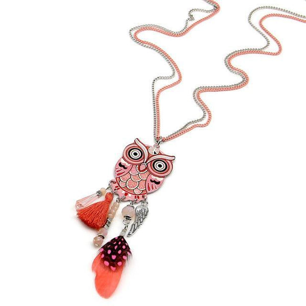 Owl Bohemian Necklace