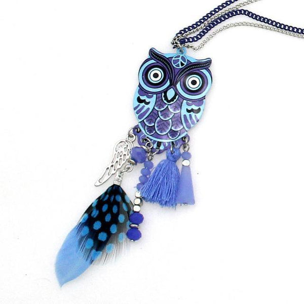 Owl Bohemian Necklace