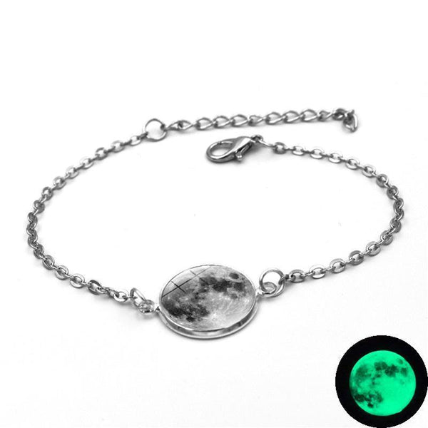 Glow In The Dark Moon Bracelet