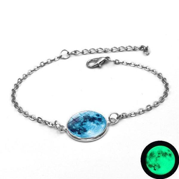 Glow In The Dark Moon Bracelet