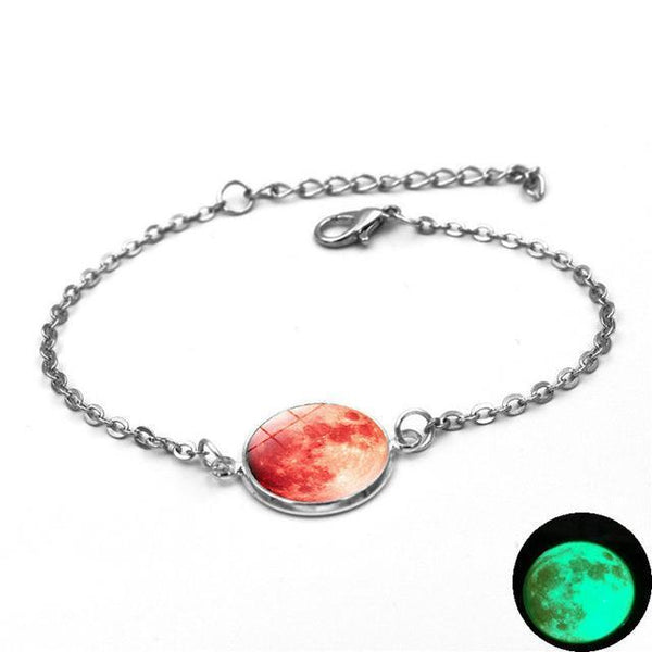 Glow In The Dark Moon Bracelet